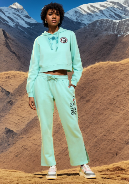 DINA WOMENS JOGGER SET MINT GREEN