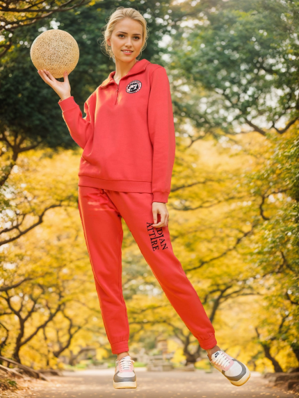 DAYNA WOMENS JOGGER SET EROS PINK