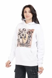 Lord Shiva Print Hoody Women ( White ) - Image 3