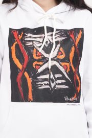 Lord Shiva Print Hoody Women ( White ) - Image 3
